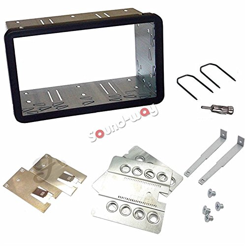 Sound-Way Kit Montaje Autoradio, Marco 2 DIN Radio de Coche, Marco de Metal, Adaptador Antena, Llaves Desmontaje, Compatible con Alfa Romeo 159, Brera, Spider Sound-Way Kit Montaje Autoradio, Marco 2 DIN Radio de Coche, Marco de Metal, Adaptador Antena, Llaves Desmontaje, Compatible con Alfa Romeo 159, Brera, Spider