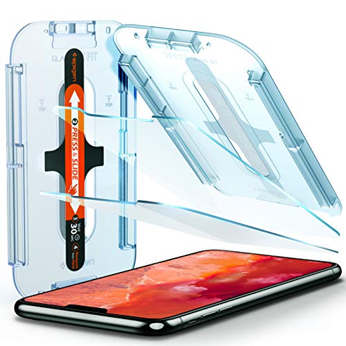 Spigen EZ Fit Protector Pantalla para iPhone 11 Pro y iPhone XS y iPhone X - 2 Unidades Spigen EZ Fit Protector Pantalla para iPhone 11 Pro y iPhone XS y iPhone X - 2 Unidades