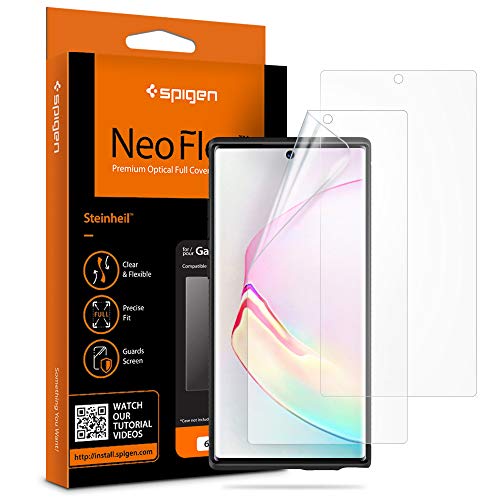 Spigen NeoFlex Protector de Pantalla para Samsung Galaxy Note 10 Plus Película de TPU - 2 Unidades Spigen NeoFlex Protector de Pantalla para Samsung Galaxy Note 10 Plus Película de TPU - 2 Unidades