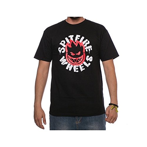 Spitfire Camiseta Flammable Material BK M Spitfire Camiseta Flammable Material BK M