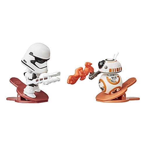 Star Wars Battle Bobblers First Order Stormtrooper Vs BB-8 Figura de acción de Batalla Recortable, Paquete de 2, Juguetes para niños de 4 años en adelante Star Wars Battle Bobblers First Order Stormtrooper Vs BB-8 Figura de acción de Batalla Recortable, Paquete de 2, Juguetes para niños de 4 años en adelante