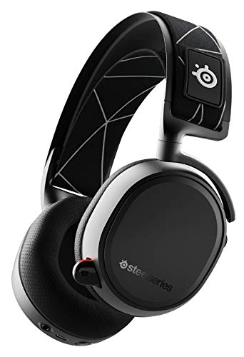 SteelSeries Arctis 9 Auriculares Inalámbricos Duales Para Gaming, Sistema Inalámbrico De 2.4 GHz Sin Pérdidas + Bluetooth, Para PC y PlayStation