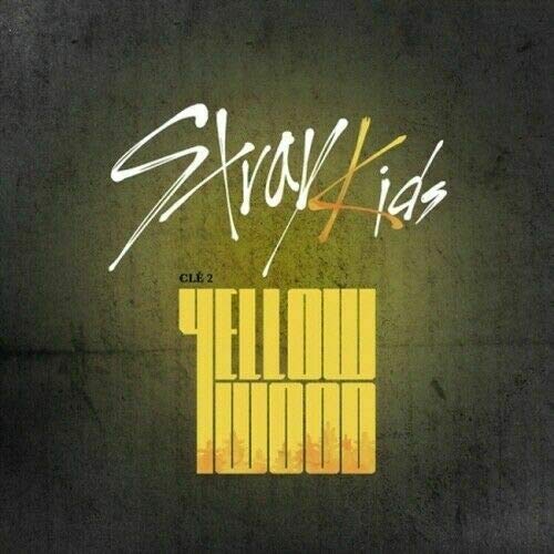 STRAY KIDS - [Cle 2:Yellow Wood Special Album Normal Yellow Wood Ver CD+1p Poster+PhotoBook+3p QR PhotoCard+Pre-Order Item+Extra PhotoCard Set+Tracking K-Pop Sealed