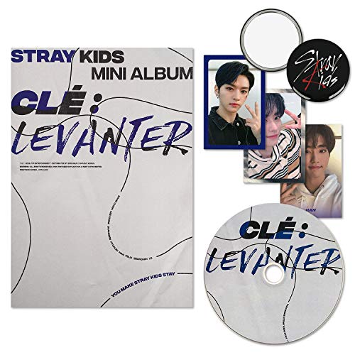 STRAY KIDS Mini Album - Clé : Levanter [ CLE ver. ] CD + Photobook + QR Photocards + FREE GIFT