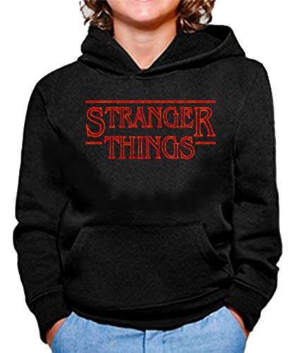 Sudadera de NIÑOS Stranger Things Once Series Retro 80 Eleven Will 004 12-13 Años