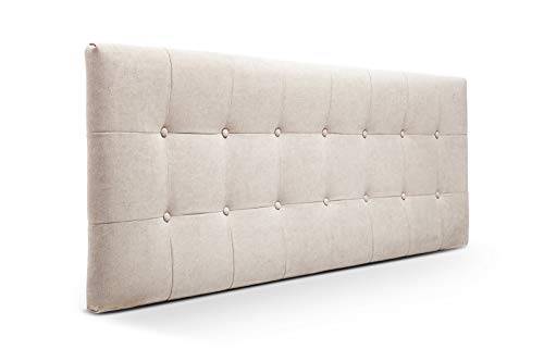 SUENOSZZZ-ESPECIALISTAS DEL DESCANSO Cabeceros de Cama 105 cm. Cabezales de Cama Acolchado Zurich. Cabezal tapizado ACUALINE limpiafacil. Cabeceros de Cama Matrimonio. Color Beige