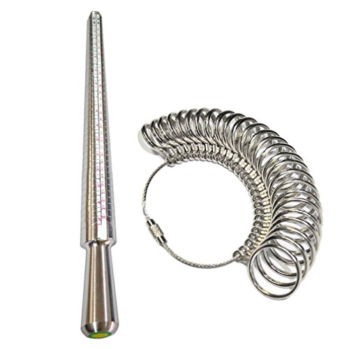 Sungpunet Reino Unido Medidor de Anillos A-Z apresto del Dedo Vara de medir la Punta del calibrador Regalo de la joyería joyería Kit de Navidad Sungpunet Reino Unido Medidor de Anillos A-Z apresto del Dedo Vara de medir la Punta del calibrador Regalo de la joyería joyería Kit de Navidad