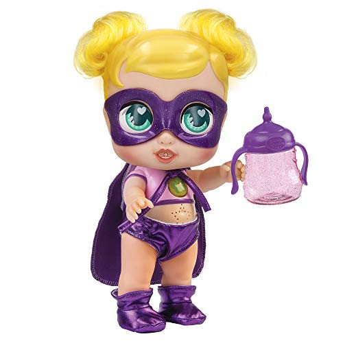 Super Cute - Muñecas para niñas Super Cute Muñeca Interactiva superheroína Sofi con biberón mágico y Accesorios Muñecas Niñas 3 años Muñecas bebé recién nacido para niños niñas