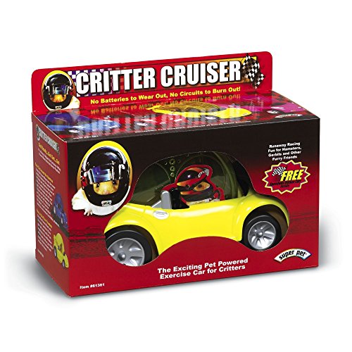 Super Pet El Critter Cruiser de Kaytee es un Juguete para Que hámsteres, Ratones, jerbos y Otros Animales pequeños realicen Ejercicio de Manera interactiva (los Colores Pueden Variar). Super Pet El Critter Cruiser de Kaytee es un Juguete para Que hámsteres, Ratones, jerbos y Otros Animales pequeños realicen Ejercicio de Manera interactiva (los Colores Pueden Variar).