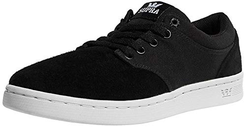 Supra Chino Court, Zapatillas Unisex Adulto, Negro (Black/White 003), 40 EU