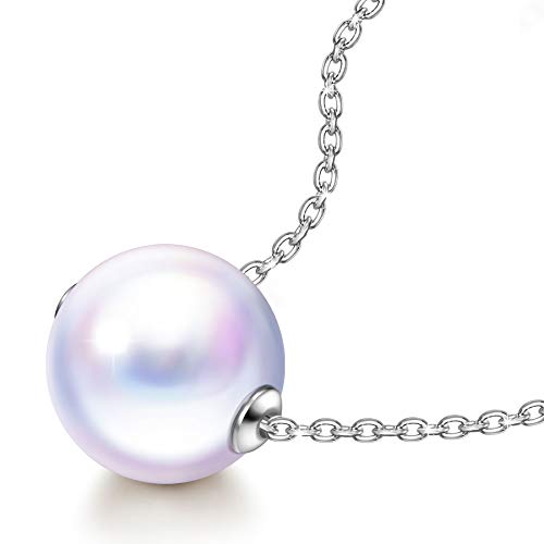 Susan Y Regalos día de la Madre Collar Mujer sólo tu Pendientes Collar de Plata para Mujer con Perlas de Swarovski Bianco Joyas para niñas Madre Aniversario Ella día de San valentín Susan Y Regalos día de la Madre Collar Mujer sólo tu Pendientes Collar de Plata para Mujer con Perlas de Swarovski Bianco Joyas para niñas Madre Aniversario Ella día de San valentín