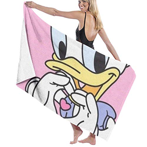 Suzanne Betty Donald Duck toallas de playa toalla de baño piscina 81,2 x 132,1 cm para mujeres, niños, niñas, niños, adultos, hombres, margarita, Donald Duck3