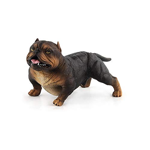 SYFO Juguetes 13 cm 6 Opcional Lindo simulación Bulldog sólido plástico Animal Modelo Juguete Bully Perro Shar Pei Perro Perro decoración (Color : Royal Blue)