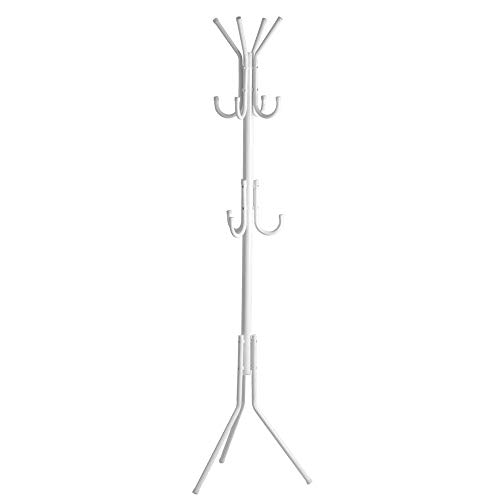 T-LoVendo TLV-PP2 Perchero Metálico de Pie, Blanco, 175 x 43 x 43 cm T-LoVendo TLV-PP2 Perchero Metálico de Pie, Blanco, 175 x 43 x 43 cm