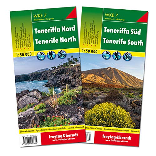 Tenerife norte y sur 1:50.000 (2 mapas) Tenerife norte y sur 1:50.000 (2 mapas)