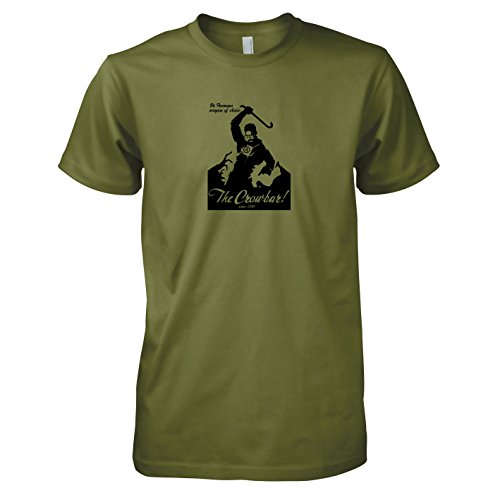 Texlab Gordon Freemans Weapon of Choice-Herren T-Shirt Camiseta, Hombre, Verde Oliva, XX-Large