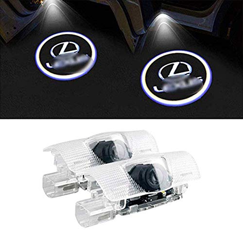 TGCF 4 Piezas Luz de Bienvenida LED Puerta del Coche Logotipo del proyector Fantasma Sombra Luces para Lexus