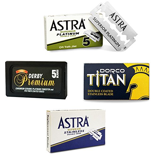 The Goodfellas' Smile - Titan/Premium Astra - Cuchillas de afeitar, 25 unidades