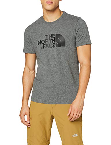 The North Face T92TX3 Camiseta Easy, Hombre, Multicolor (Tnfmdgyhtr (Std)), S