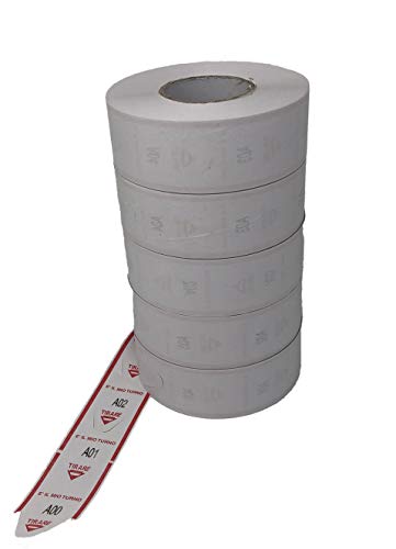 Ticket Su Turno para Sistema de gestión de Colas 5 rollos x 200Pcs Ticket Su Turno para Sistema de gestión de Colas 5 rollos x 200Pcs