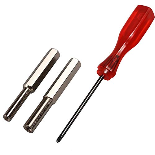 Timorn Herramienta Destornillador Tri-Wing Destornillador 3,8 mm y 4,5 mm de Seguridad para Game Boy y más. (1x 3.8 mm + 1x 4.5 mm+1xYscrewdriver)