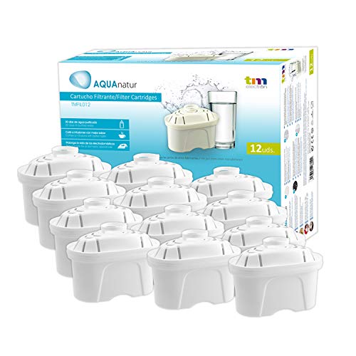TM Electron TMFIL012 Filtros de Agua, Plastic, Blanco, 12 Unidades TM Electron TMFIL012 Filtros de Agua, Plastic, Blanco, 12 Unidades