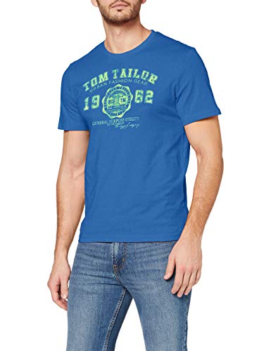 Tom Tailor Logo T-Shirt Camiseta, 20587, L para Hombre