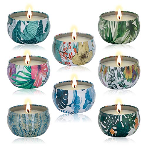 Tompig Velas de Aromaterapia, 8 Piezas Regalo de Velas Perfumadas, 100% Cera de Soja Natural, Decoración para Relajación Fiesta Boda Baño Yoga Cumpleaños Navidad Día de San Valentín Regalos Tompig Velas de Aromaterapia, 8 Piezas Regalo de Velas Perfumadas, 100% Cera de Soja Natural, Decoración para Relajación Fiesta Boda Baño Yoga Cumpleaños Navidad Día de San Valentín Regalos