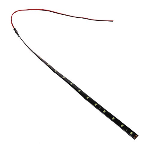 TOOGOO - Juego de 4 tiras led (15 ledes SMD, 30 cm, 12 V, impermeable, luz blanca)