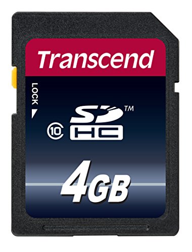 Transcend TS4GSDHC10 - Tarjeta de memoria de 4 GB (clase 10, 20 MB/s)