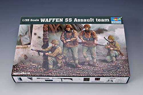 Trumpeter Figurines Waffen SS Modelos Asalto Equipo