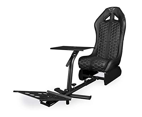 Trust Gaming Asiento Racing GXT1155 - Soporte de Videojuego, Soporte de Juego de Carreras, Negro Trust Gaming Asiento Racing GXT1155 - Soporte de Videojuego, Soporte de Juego de Carreras, Negro