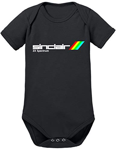 TShirt-People Sinclair ZX Spectrum - Body para bebé negro 0-3 Meses