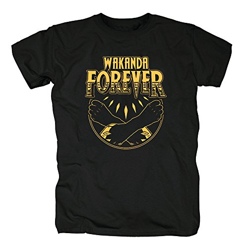 TShirt-People TSP Wakanda Forever Camiseta para Hombre M Negro