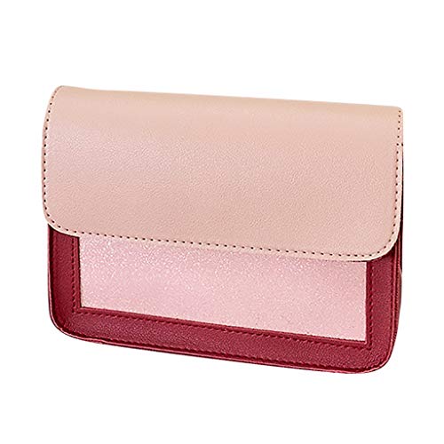 TUDUZ Bolsa Mujer Bandolera Pequeña Monedero De Carta De Presentación Bolsa De Mensajero Móvil (Rojo) TUDUZ Bolsa Mujer Bandolera Pequeña Monedero De Carta De Presentación Bolsa De Mensajero Móvil (Rojo)