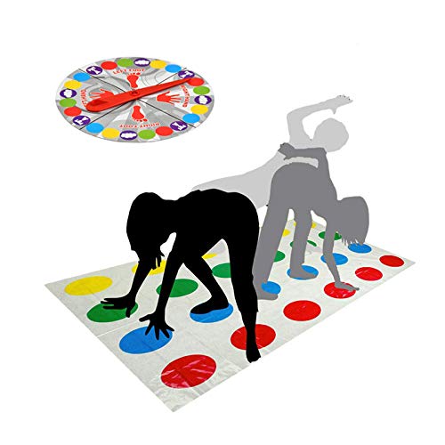 Twister Juego,Juegos de Suelo Gaming Familiar Tapete de Juego para Movimientos Corporales Niños Adultos Fiesta Picnic Deporte al aire libre Twister Juego,Juegos de Suelo Gaming Familiar Tapete de Juego para Movimientos Corporales Niños Adultos Fiesta Picnic Deporte al aire libre