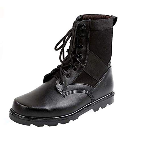 uirend Botas Servicio Militar Calzado Trabajo Zapatos Hombre - Botines Desert Militares Uso General Táctico Negro (Hombre,42 EU =Etiqueta 43 CN)