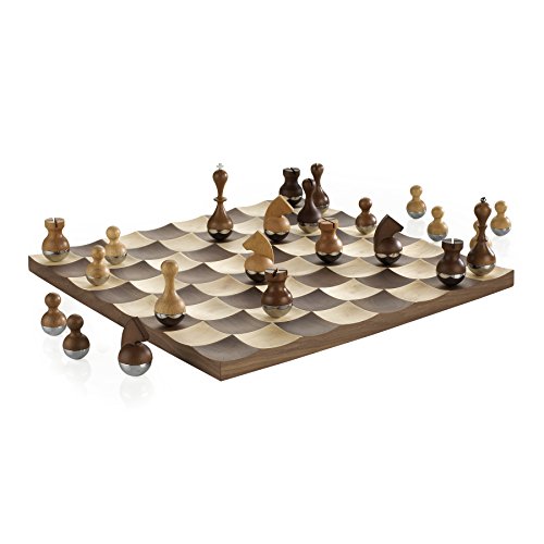 Umbra 377601 – 656 Wobble Chess Set Walnut