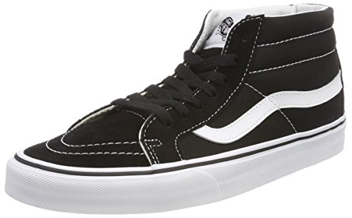 Vans Sk8-mid Reissue, Zapatillas de Gimnasia Unisex Adulto, Negro (Black Vn0a391f6bt1), 38 EU