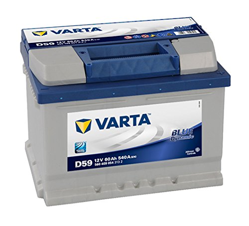 Varta Blue Dynamic D59 Batería de arranque, 5604090543132, 12V, 60 Ah, 540 A