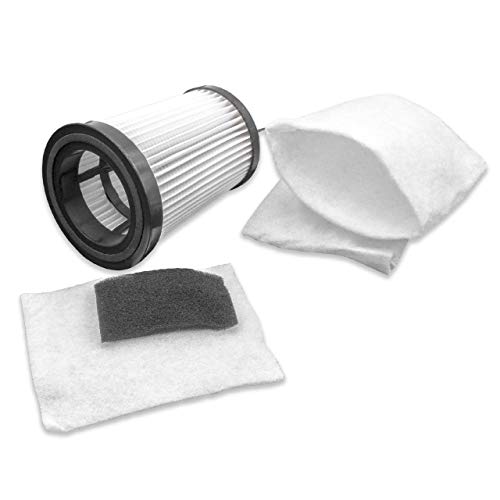 vhbw Set filtros hepa aspiradora para Dirt Devil M2827-1 Centec, M2827-2, M2828 Centec, M2828-0, M2828-1, M2828-2, M2828-3, M2829-0, M2829-2