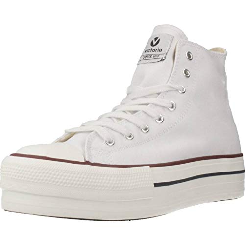 Victoria Tribu Doble Botin Lona, Zapatillas Unisex Adulto, Blanco (Blanco 20)