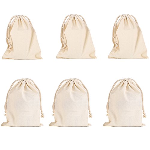 vientiane Bolsas De Algodón con Cordón Ajustable, 6 Piezas Bolso Pequeño Bolso De Boda Bolso Bolsa De Regalo Bolso De Cumpleaños (16 * 18cm) (20 * 30cm) vientiane Bolsas De Algodón con Cordón Ajustable, 6 Piezas Bolso Pequeño Bolso De Boda Bolso Bolsa De Regalo Bolso De Cumpleaños (16 * 18cm) (20 * 30cm)