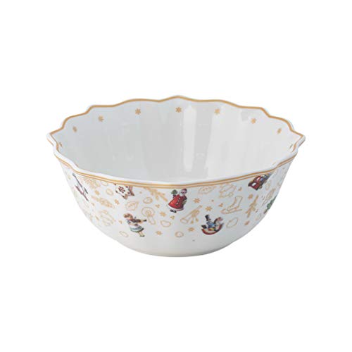 Villeroy & Boch - Toy's Delight bol edición aniversario, cuenco para postre de porcelana Premium, multicolor/dorado/blanco, 506 ml Villeroy & Boch - Toy's Delight bol edición aniversario, cuenco para postre de porcelana Premium, multicolor/dorado/blanco, 506 ml