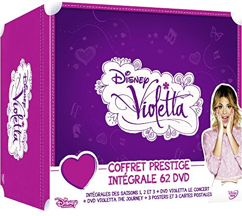 Violetta - Coffret Prestige Intégrale 62 DVD : Intégrales des saisons 1, 2 et 3 + Violetta, le concert + Violetta, l'aventura + 3 posters et 3 cartes postales [Francia]