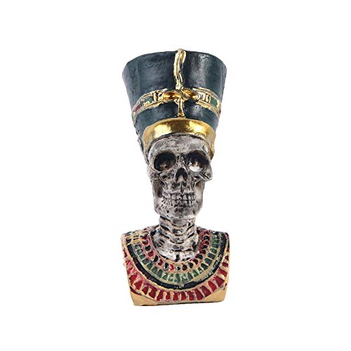 VOANZO Estatua de Calavera de faraón Egipcio Antiguo Artes y Manualidades coleccionables