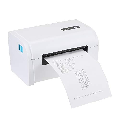 Vogvigo Impresora térmica de Etiquetas de Escritorio, Ancho Ajustable para envío rápido Impresión de Etiquetas 4x6 Compatible con Mac OS/Windows