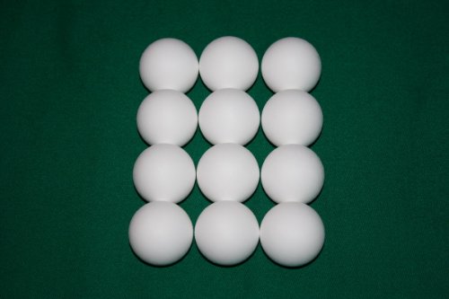 Wagner automaten Kickerbaelle – 12 Pelotas para Futbolín, 17 gr, 34 mm, blanco Wagner automaten Kickerbaelle – 12 Pelotas para Futbolín, 17 gr, 34 mm, blanco