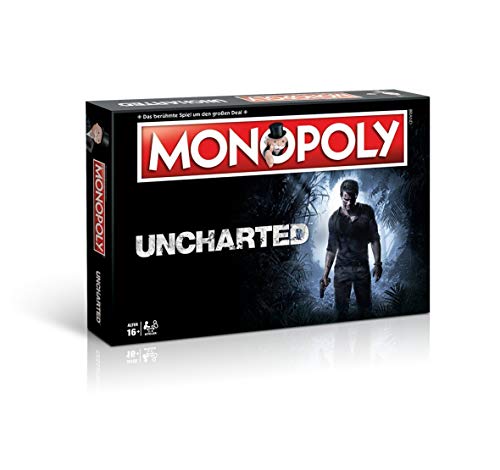 Winning Moves Monopoly Uncharted – El Famoso y Populares Sociedad Juego, Reúnen en el Mundo de Uncharted. (en alemán)