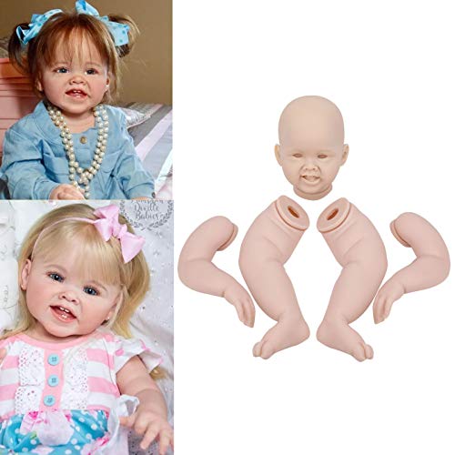 Wosume 【????? ??? ???? ????】 Muñeca recién Nacida, muñeca recién Nacida de 28 Pulgadas, Cabeza de muñeca en Blanco Realista con Brazos, piernas, Modelo DIY para niños(Picardias)